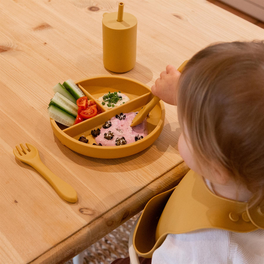 Mealtime Made Easy: Discover Our Silicone Divided Plate with Suction Base