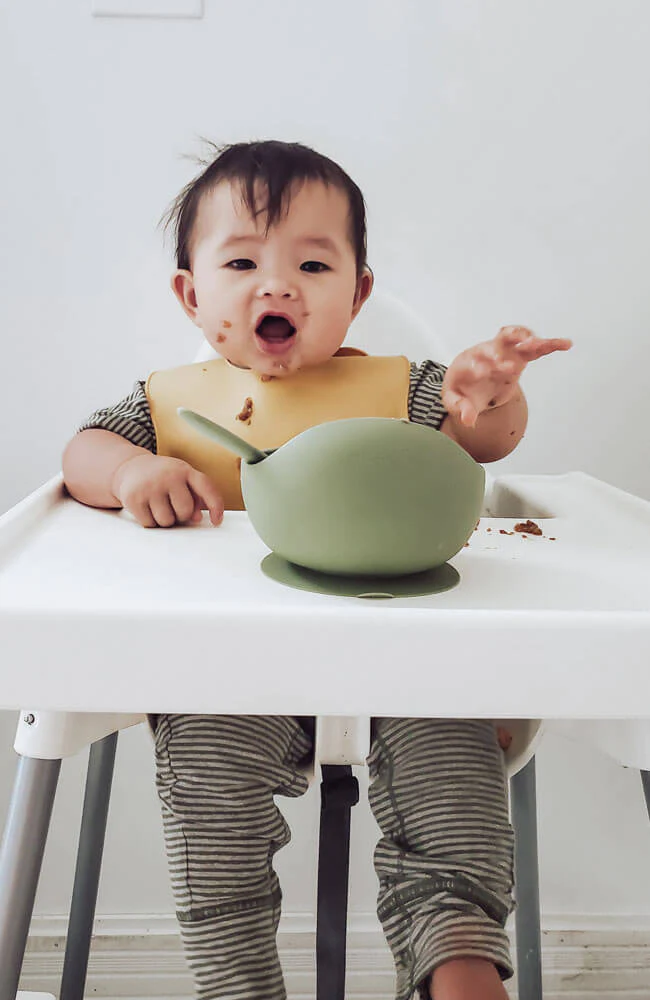 Silicone Baby Bib - Honey