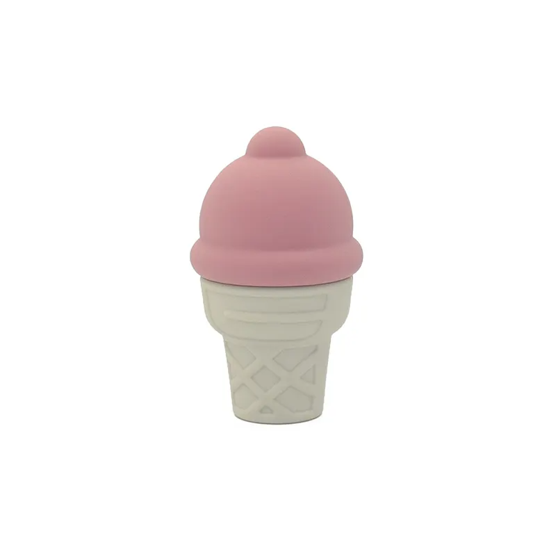 Ice Cream Cone Set of Four Silicone Toy