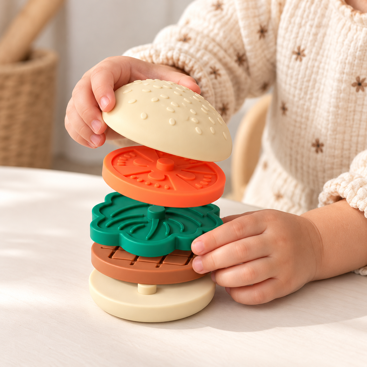 Hamburger Silicone Stacker