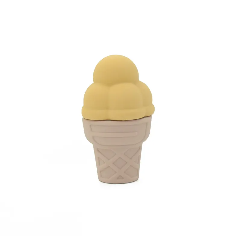 Ice Cream Cone Set of Four Silicone Toy