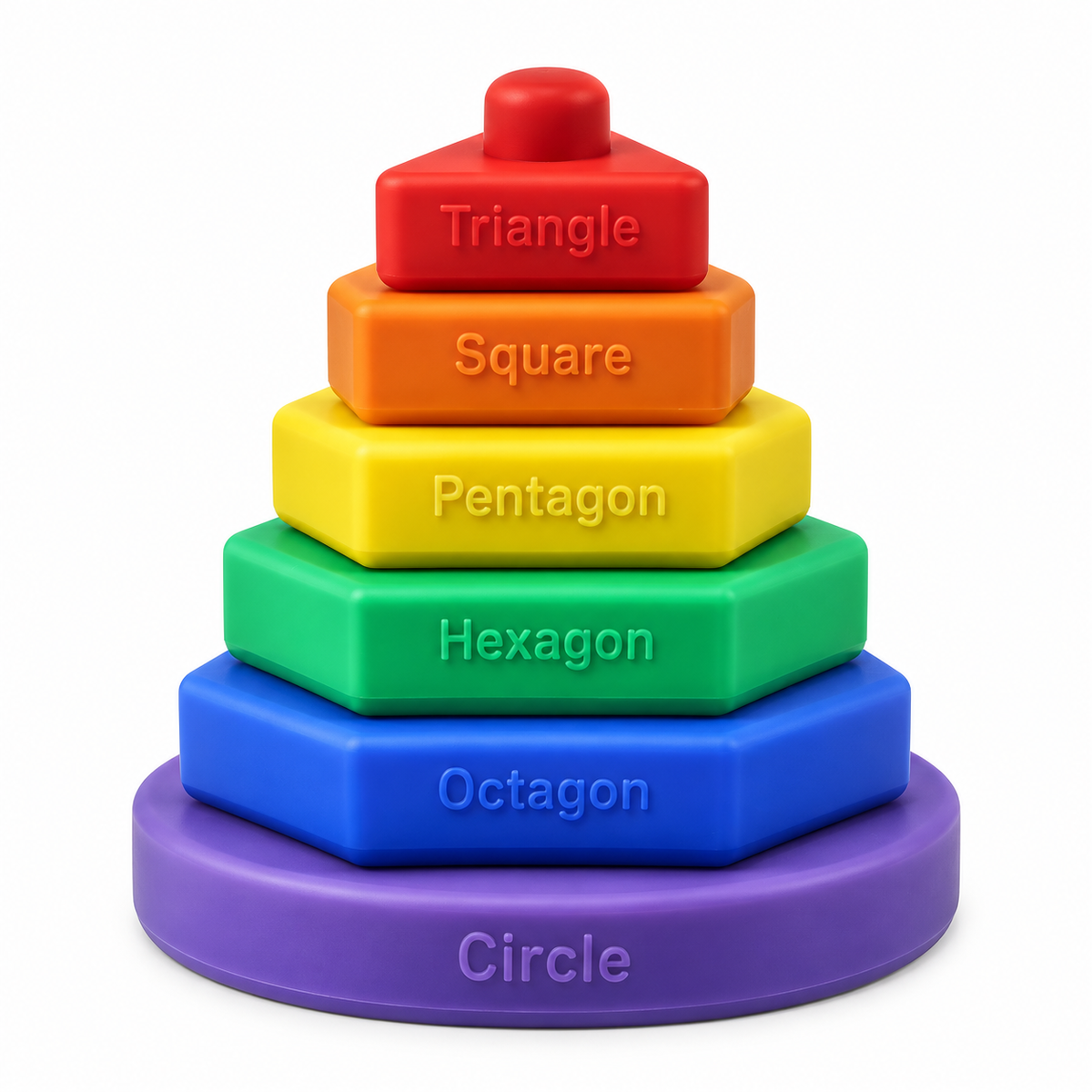 Shape Stacker - Rainbow