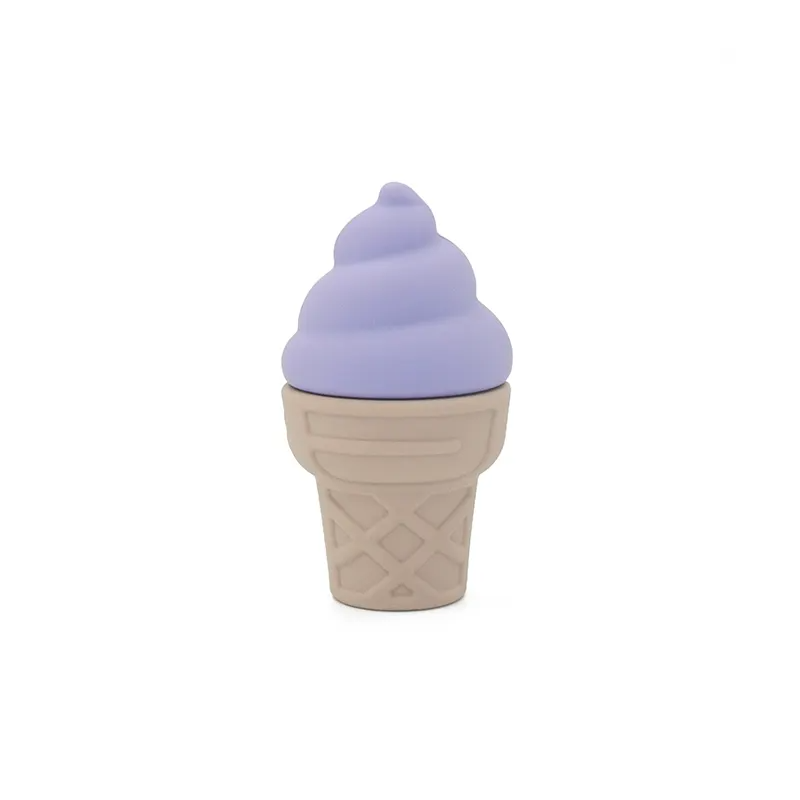 Ice Cream Cone Set of Four Silicone Toy