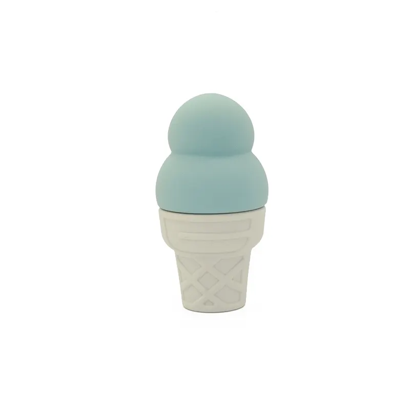 Ice Cream Cone Set of Four Silicone Toy