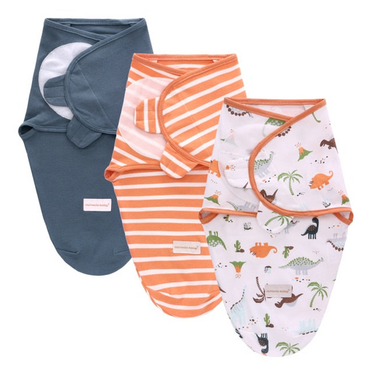 Swaddle Wrap Set of Three - Dinosaur