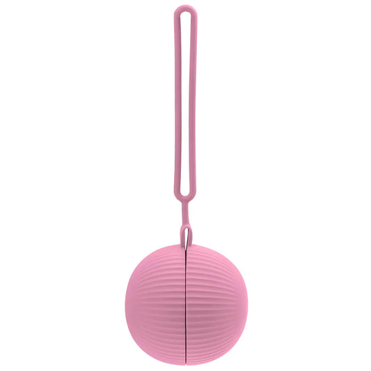 Silicone Pacifier Holder Ball Case - Blush