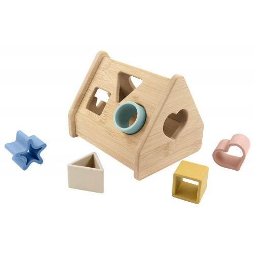 Bamboo House Silicone Shape Sorter