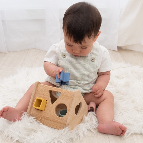 Bamboo House Silicone Shape Sorter