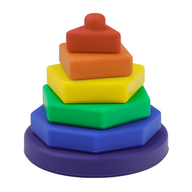 Shape Stacker - Rainbow