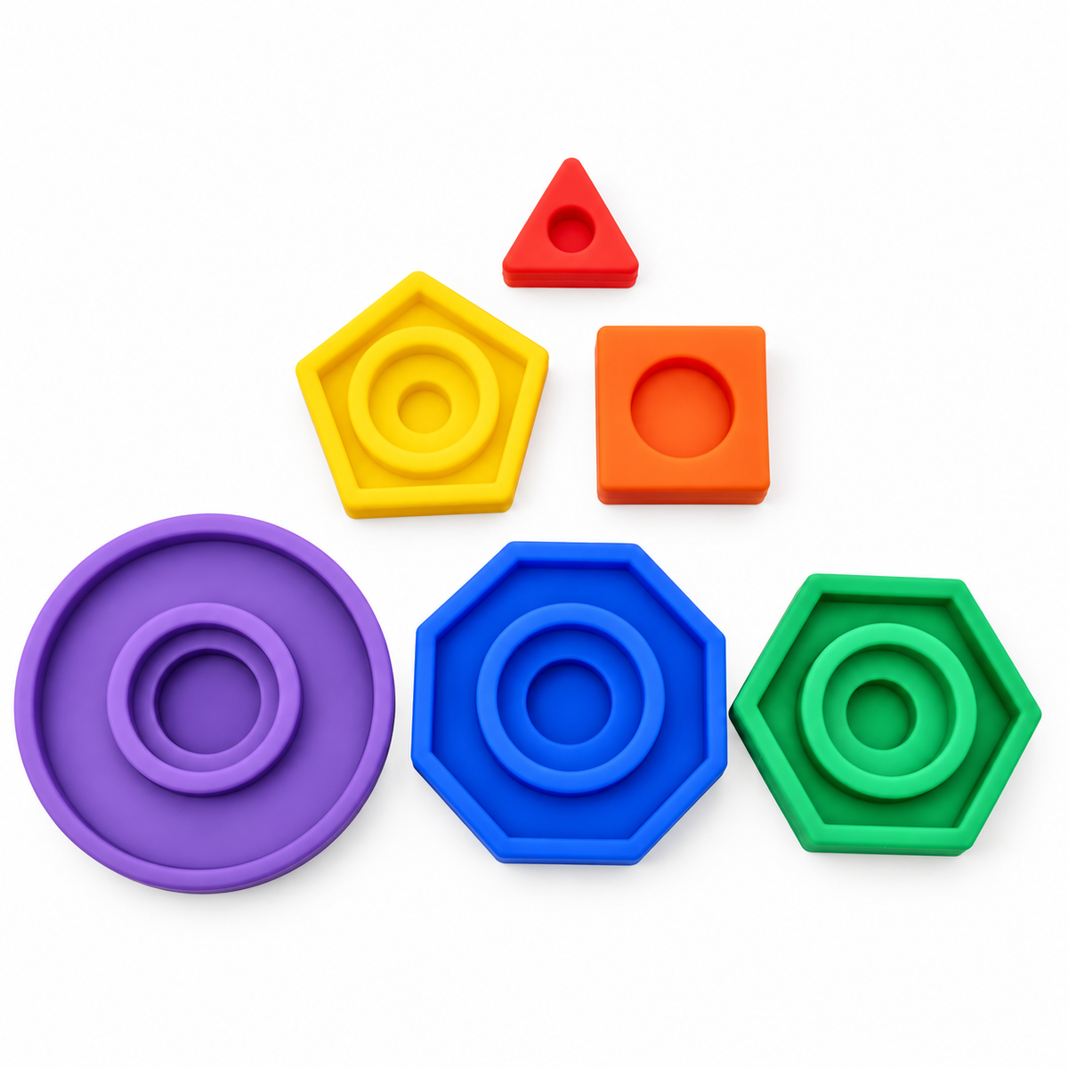 Shape Stacker - Rainbow