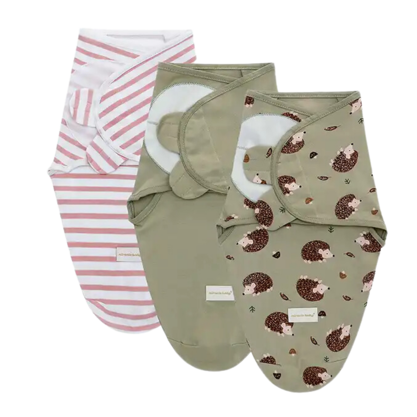 Swaddle Wrap Set of Three - Hedgehog