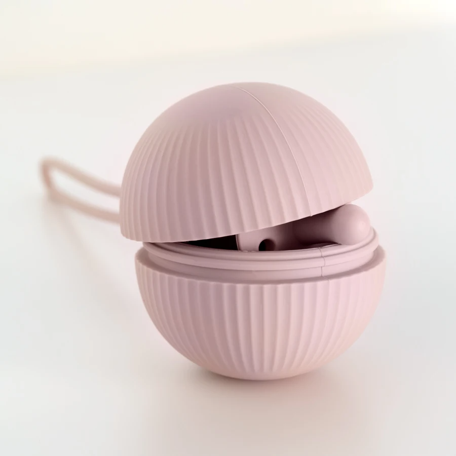 Silicone Pacifier Holder Ball Case - Dusty Lilac