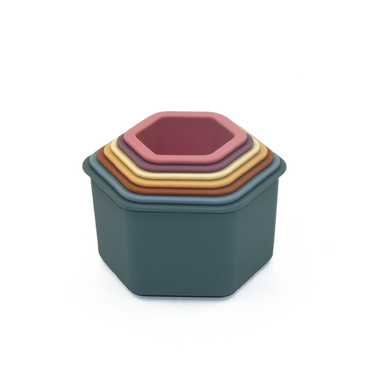 Silicone Stack Silicone Stacking Cups, Cubes & Bowls – thelittleroom