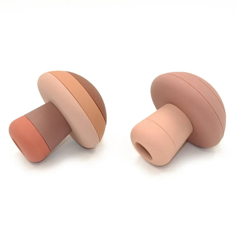 Mushroom Silicone Stacker Set of Two