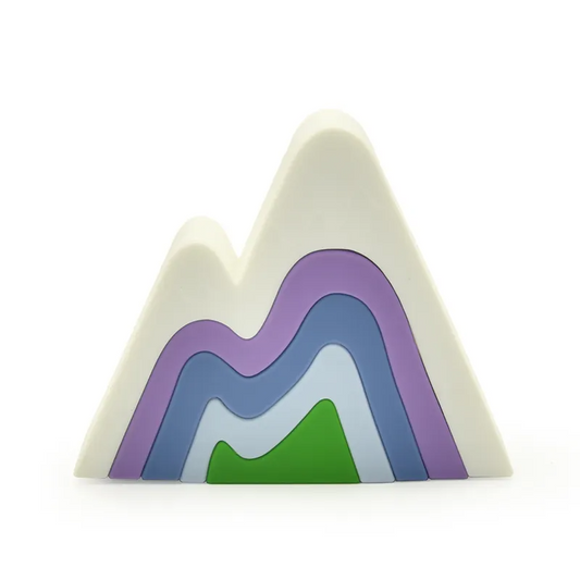 Snowy Mountain Silicone Stacker