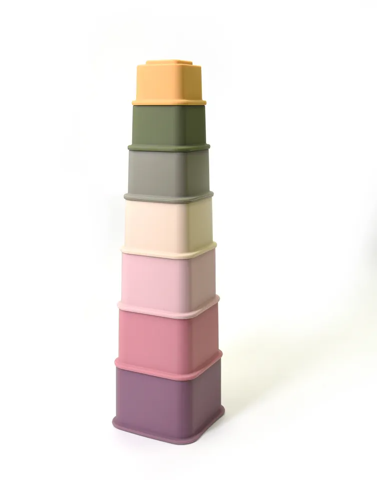 Silicone Cube Stacker