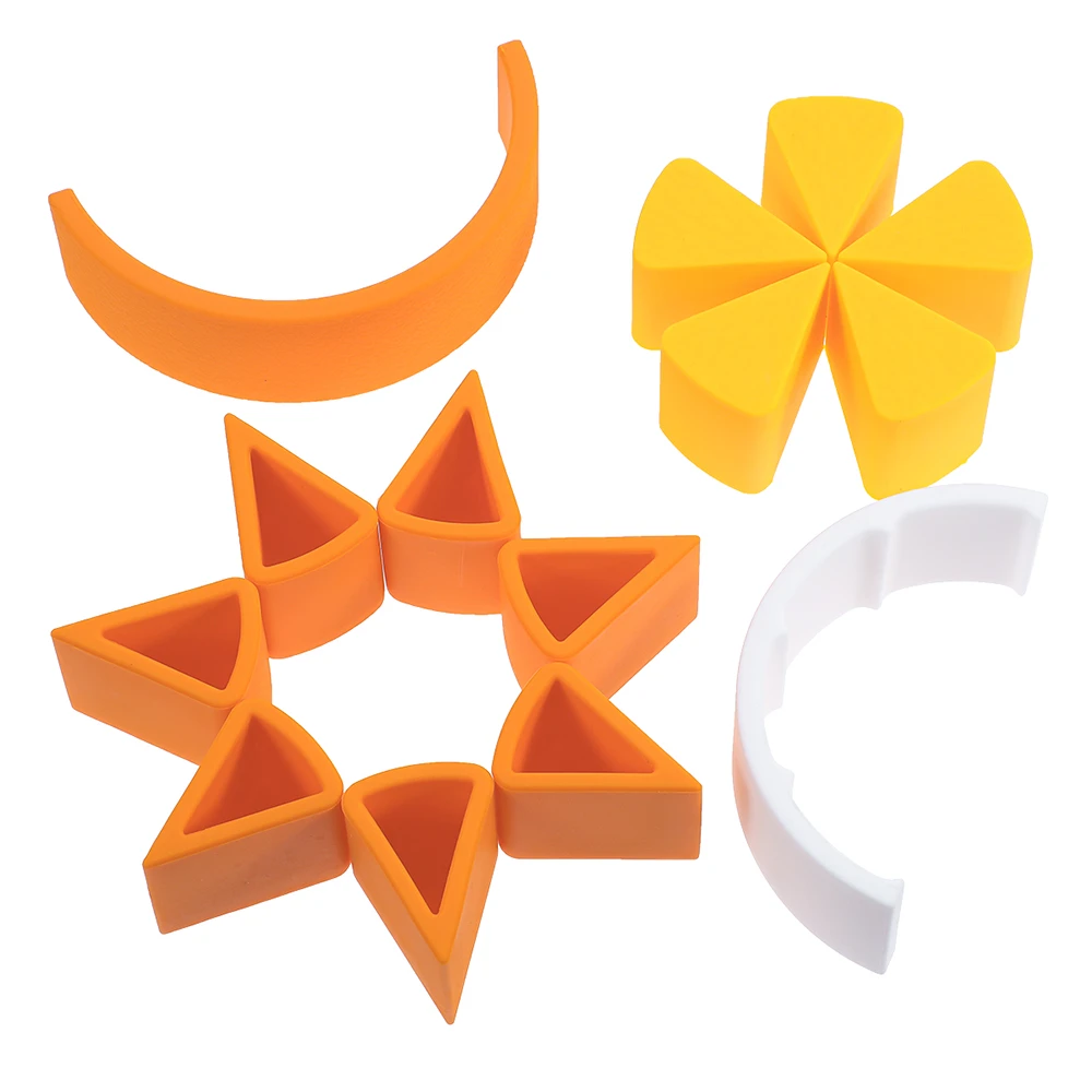 Orange & Lemon Slice Silicone Stacker Set