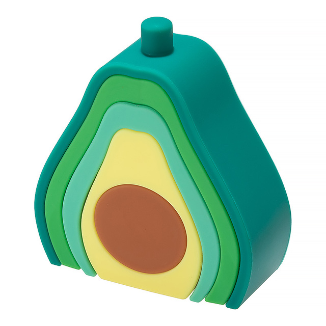 Avocado Silicone Stacker