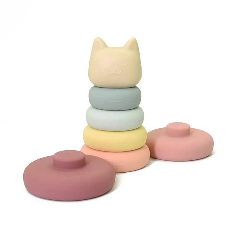 Kitty Silicone Stacker